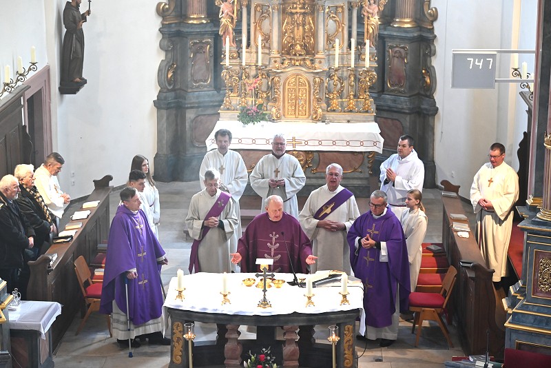 Gottesdienst nach der Renovierung der Wallfahrtskirche
