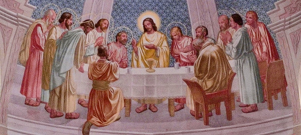 das letzte Abendmahl, Pfarrkirche St. Stephan in Mals (Vinschgau, Südtirol)